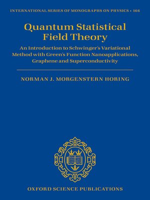 cover image of Quantum Statistical Field Theory